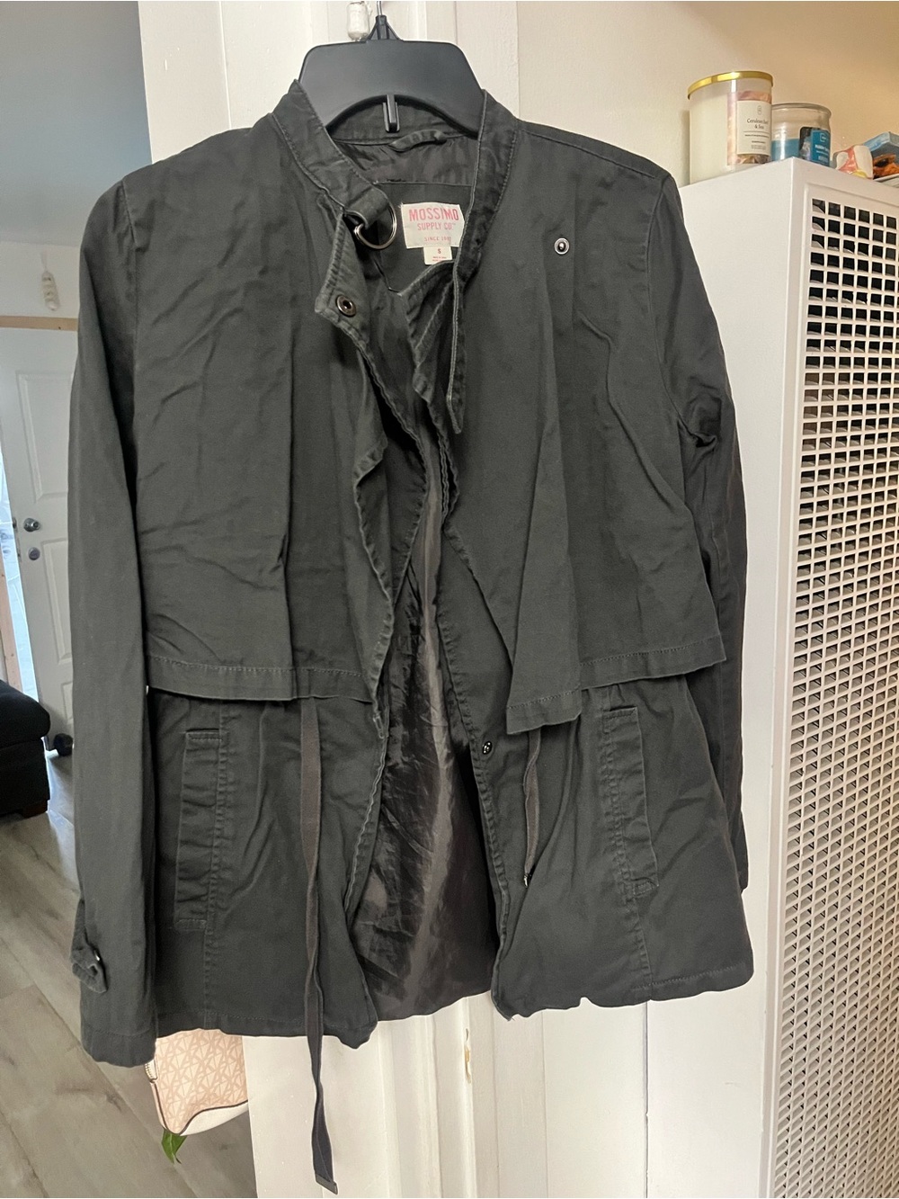 Mossimo Supply Co. Black Women's Drawstring Utility Jacket